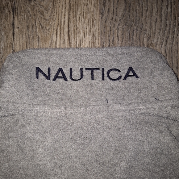 Grey Nautica Quarter Zip Sweater - Picture 7 of 7